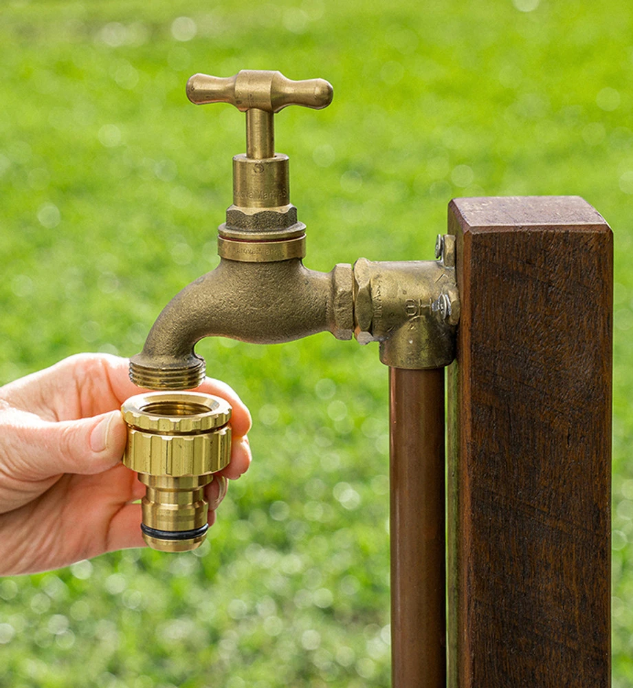 18mm Hi-Flo Universal Brass Tap Adaptor - Image 2