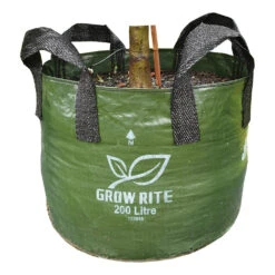 XHD Woven Plastic Plant Bag With 4 Handles, 200L