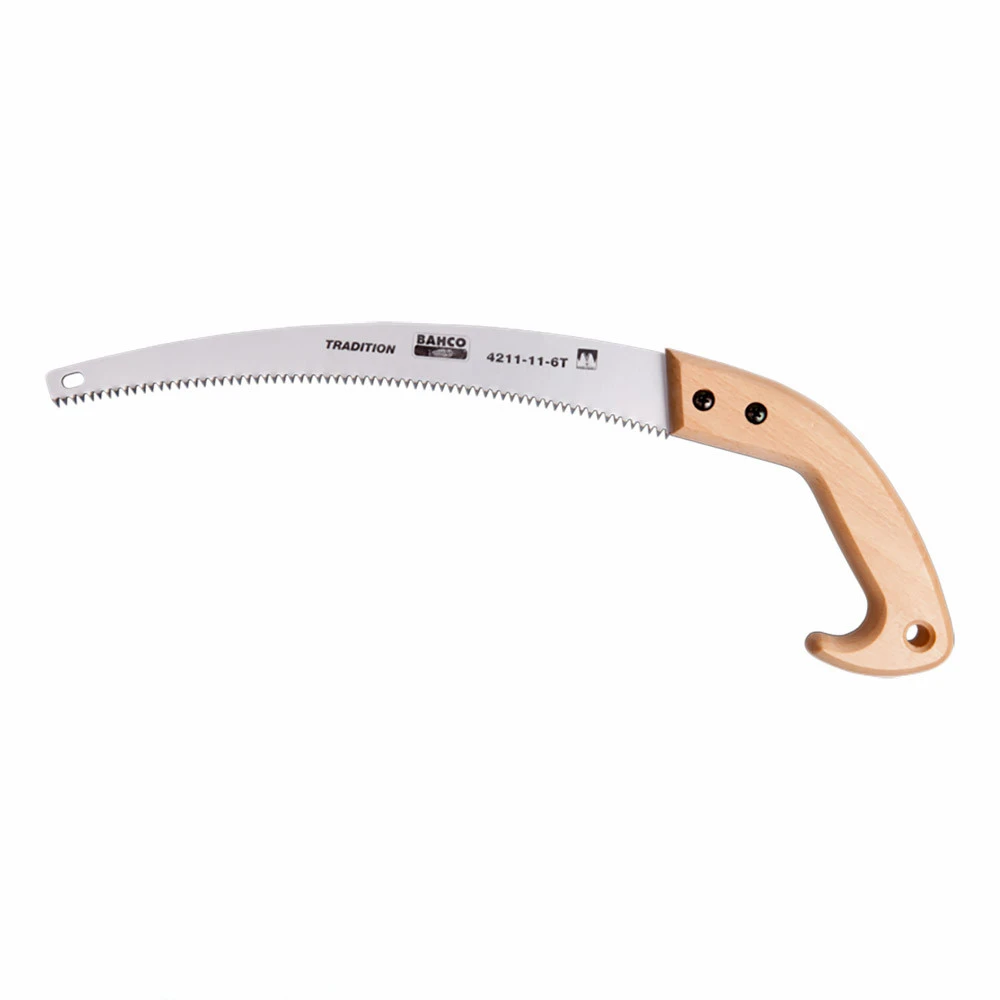 Bahco 4211-14-6T Hardpoint Pruning Saw With Wooden Handle