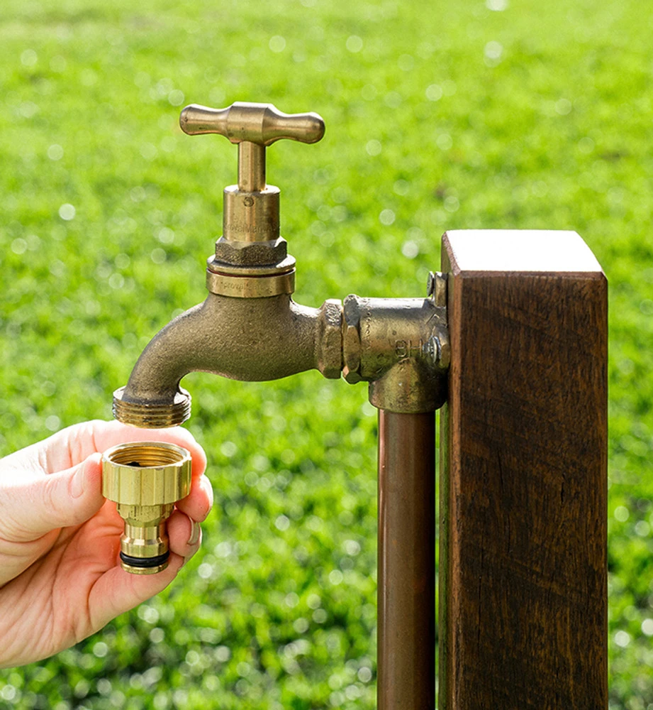 12mm ¾ Brass Tap Adaptor - Image 2