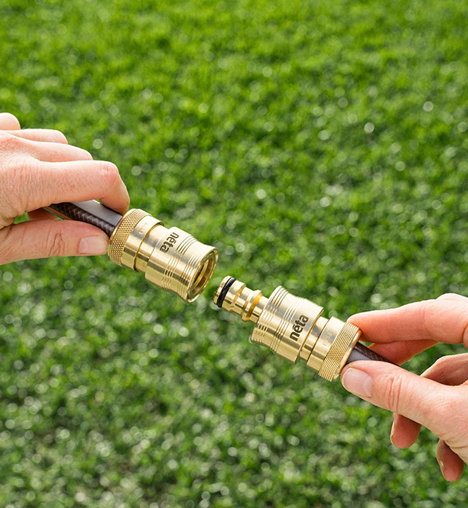 12mm Brass 2-End Coupler - Image 2