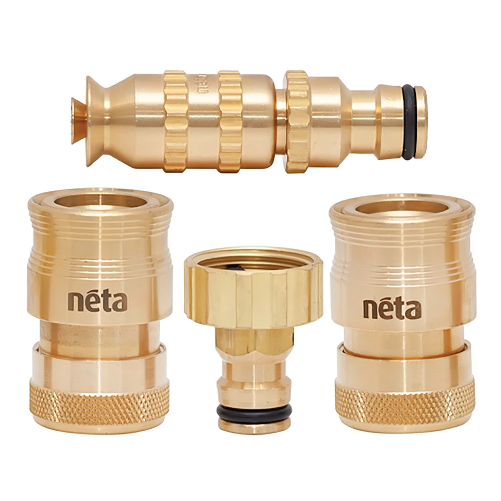 12mm ¾ EZ Brass Hose Set